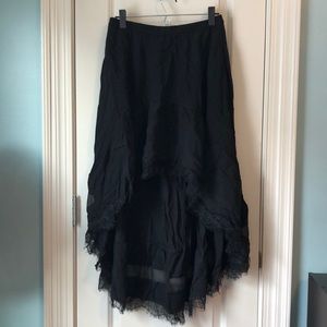 Express high low skirt